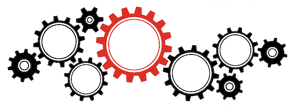 gears that represent the workflow process